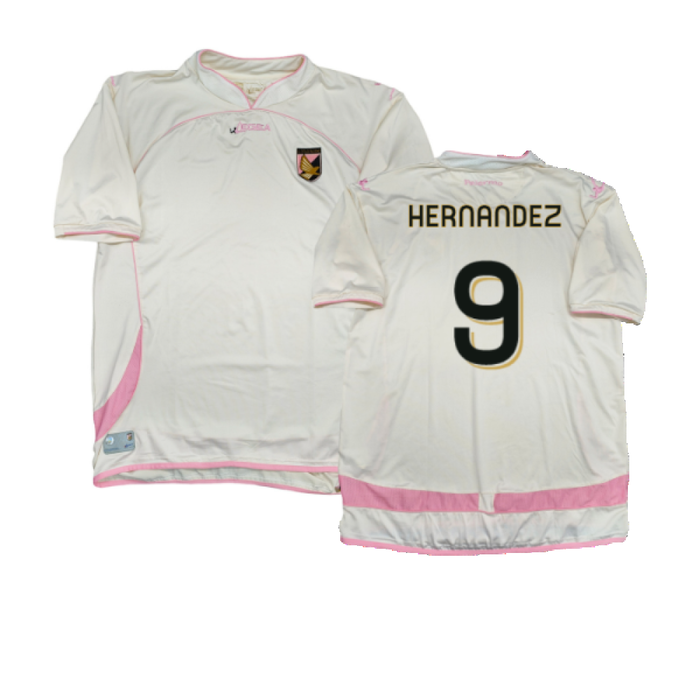 Palermo 2010-11 Away Shirt (Sponsorless) (L) (Hernandez 9) (Excellent)