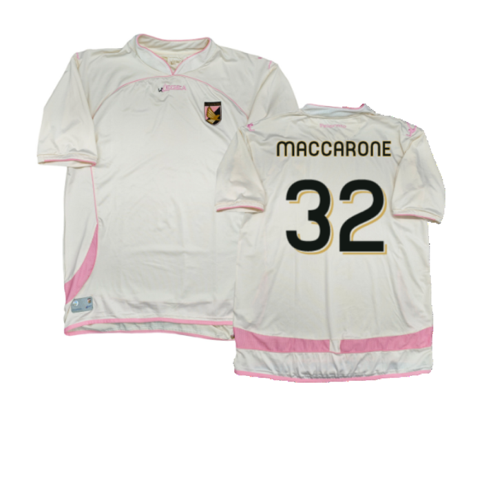 Palermo 2010-11 Away Shirt (Sponsorless) (L) (Maccarone 32) (Excellent)