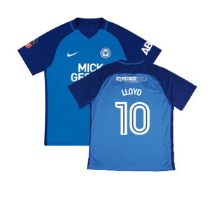 Peterborough United 2017-18 Home Shirt (M) (Excellent) (Lloyd 10)_0