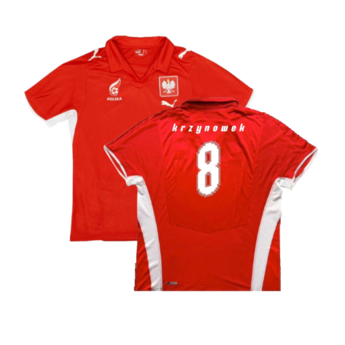 Poland 2008-09 Away Shirt (M) (Good) (Krzynowek 8)