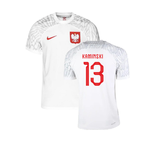 Poland 2022-23 Home Shirt (XLB (7-8y)) (Excellent) (Kaminski 13)_0