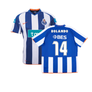 Porto 2008-09 Home Shirt (L) (Excellent) (Rolando 14)_0