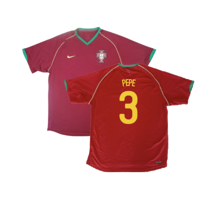 Portugal 2006-08 Home Shirt (XL) (Excellent) (PEPE 3)