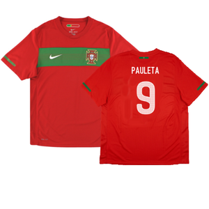 Portugal 2010-11 Home Shirt (XL) (Excellent) (Pauleta 9)_0