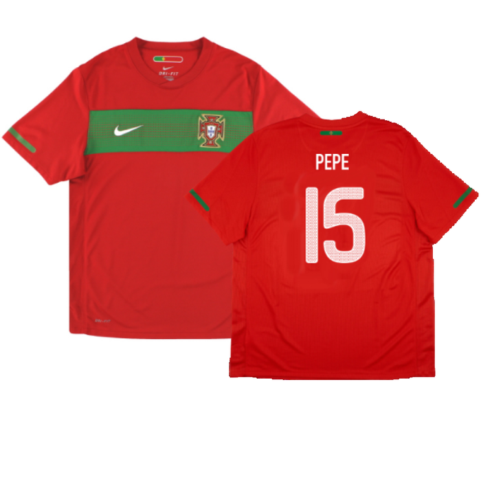 Portugal 2010-11 Home Shirt (XL) (Excellent) (Pepe 15)