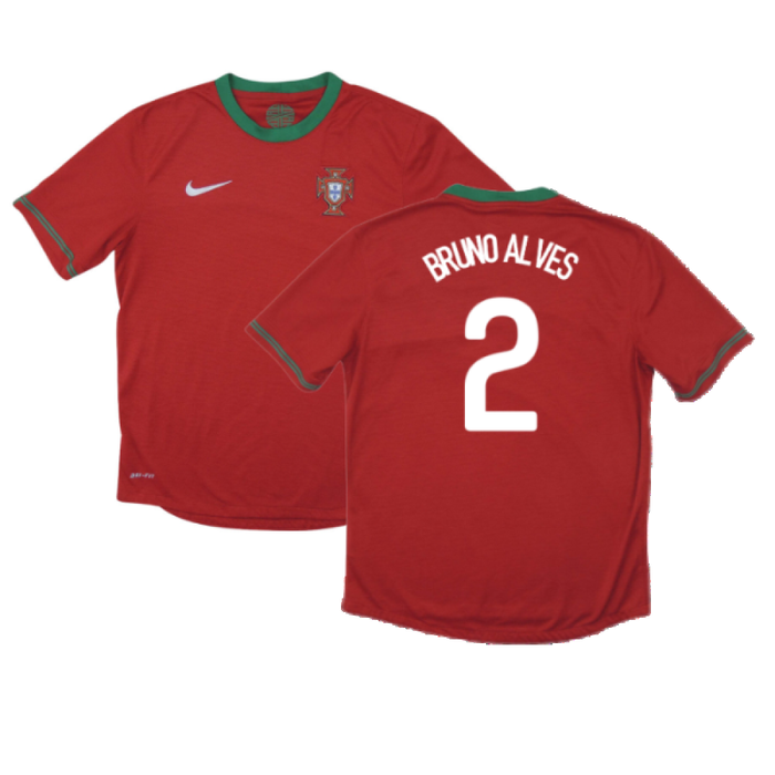 Portugal 2012-13 Home Shirt (M) (Good) (Bruno Alves 2)