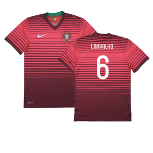 Portugal 2014-15 Home Shirt (XL) (Good) (Carvalho 6)_0