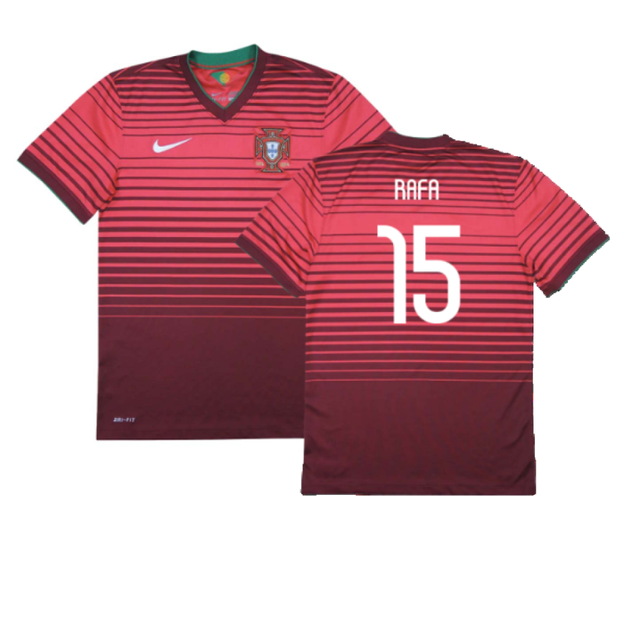 Portugal 2014-15 Home Shirt (XL) (Good) (Rafa 15)