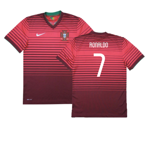 Portugal 2014-15 Home Shirt (XL) (Good) (Ronaldo 7)_0