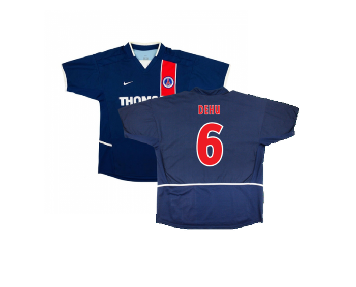 PSG 2002-03 Home Shirt (Very Good) (Dehu 6)