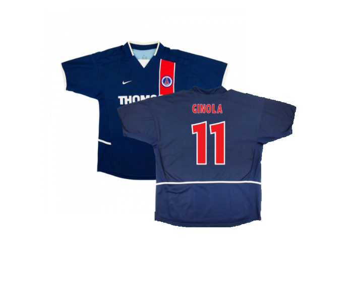 PSG 2002-03 Home Shirt (Very Good) (Ginola 11)