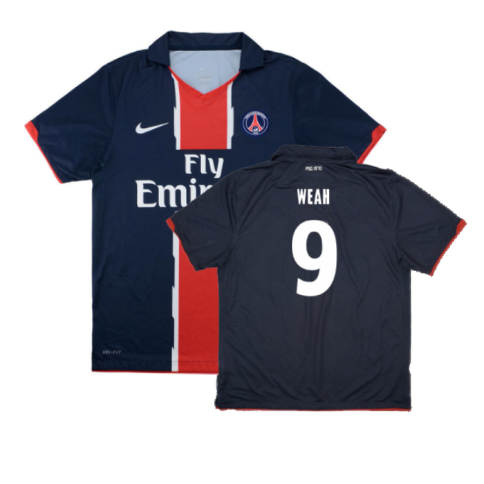 PSG 2010-11 Away Shirt (XL) (Good) (Weah 9)