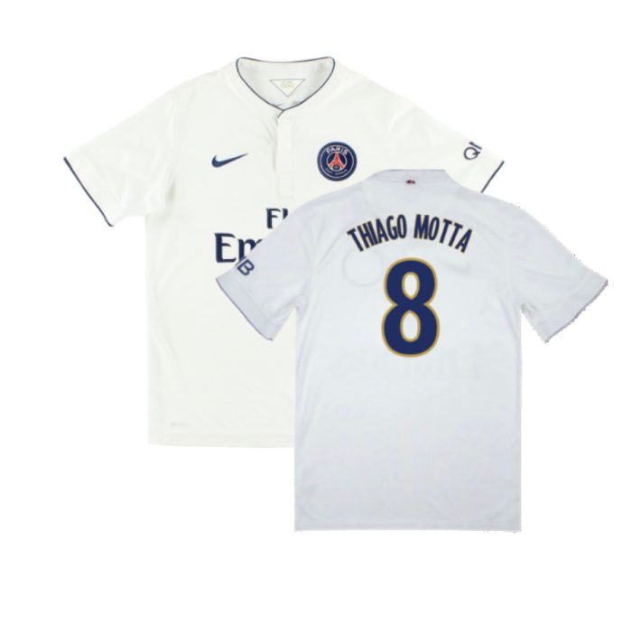 PSG 2014-15 Away Shirt (Excellent) (Thiago Motta 8)