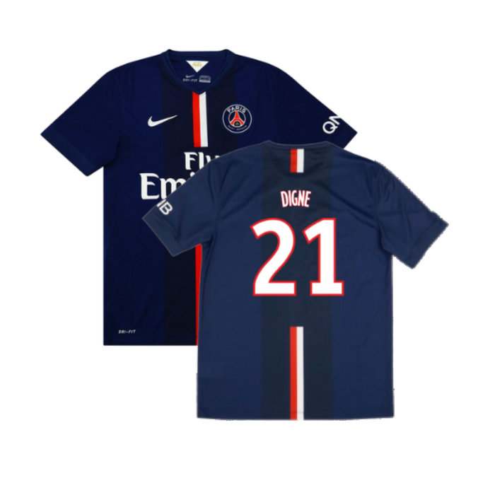 PSG 2014-15 Home Shirt (L) (Good) (Digne 21)