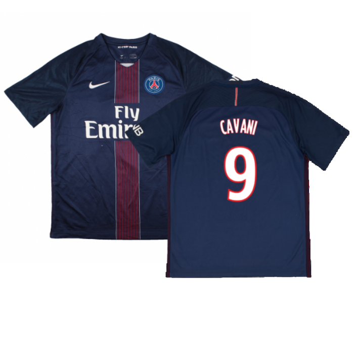 PSG 2016-17 Home Shirt (S) (Very Good) (Cavani 9)