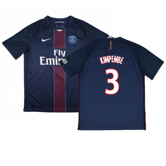 PSG 2016-17 Home Shirt (S) (Very Good) (Kimpembe 3)