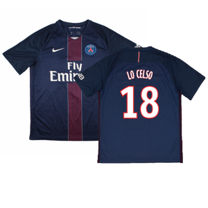 PSG 2016-17 Home Shirt (L) (Excellent) (Lo Celso 18)_0