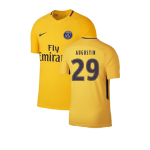 PSG 2017-18 Away Shirt (S) (Fair) (Augustin 29)_0