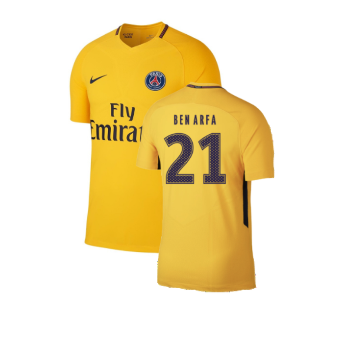 PSG 2017-18 Away Shirt (S) (Fair) (Ben Arfa 21)