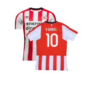 PSV 2017-2018 Home Shirt (L) (Very Good) (V Ginkel 10)_0