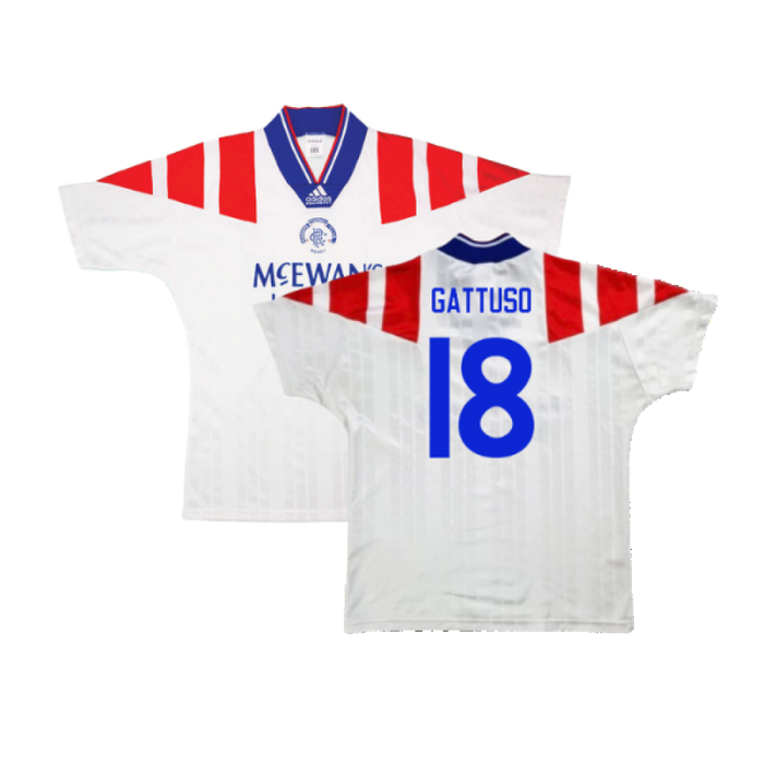 Rangers 1992-93 Away Shirt (Very Good) (GATTUSO 18)