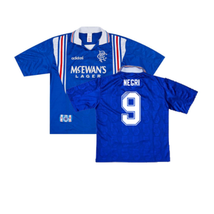 Rangers 1996-97 Home Shirt (XL) (Very Good) (NEGRI 9)_0