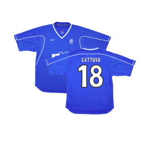 Rangers 1999-01 Home Shirt (XXL) (Good) (GATTUSO 18)_0