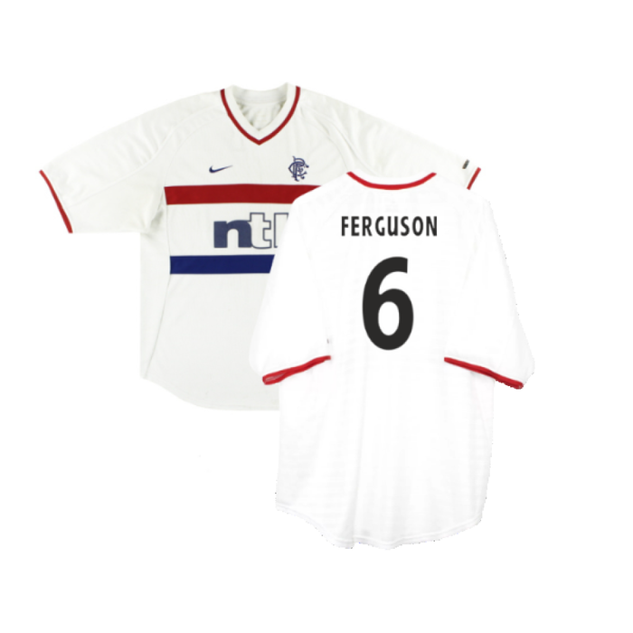 Rangers 2000-01 Away Shirt (XL Boys) (Good) (FERGUSON 6)