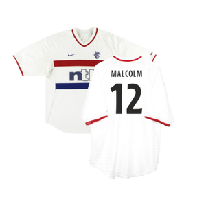 Rangers 2000-01 Away Shirt (XL Boys) (Good) (Malcolm 12)_0