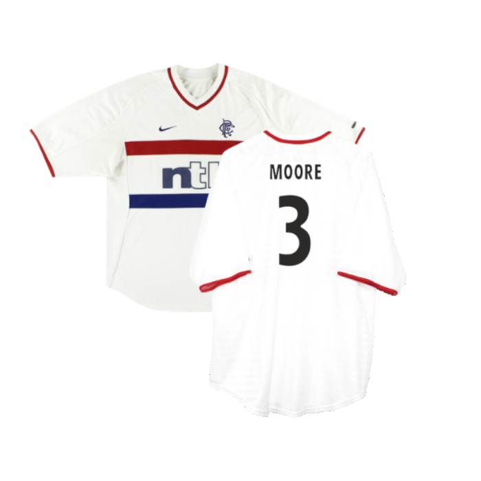 Rangers 2000-01 Away Shirt (XL Boys) (Good) (Moore 3)