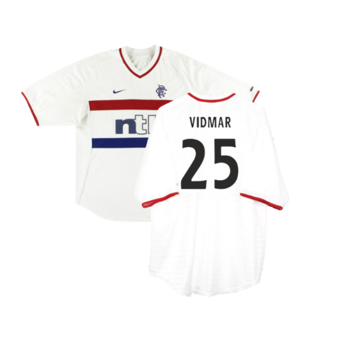 Rangers 2000-01 Away Shirt (XL Boys) (Good) (Vidmar 25)