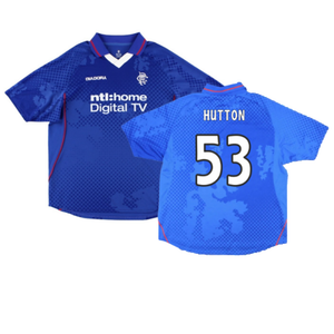 Rangers 2002-2003 Home Shirt (S) (Excellent) (Hutton 53)_0