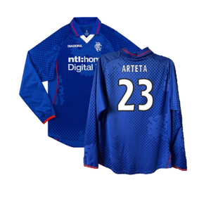 Rangers 2002-2003 Long Sleeved Home Shirt (XL) (Excellent) (Arteta 23)_0