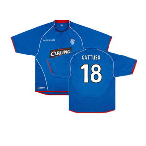 Rangers 2005-06 Home Shirt (Very Good) (GATTUSO 18)_0