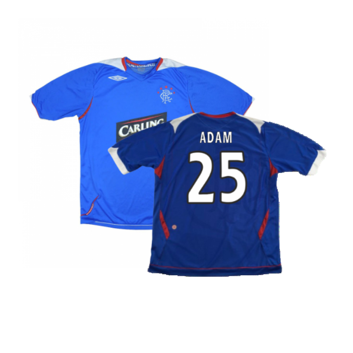 Rangers 2006-07 Home Shirt (Good) (Adam 25)