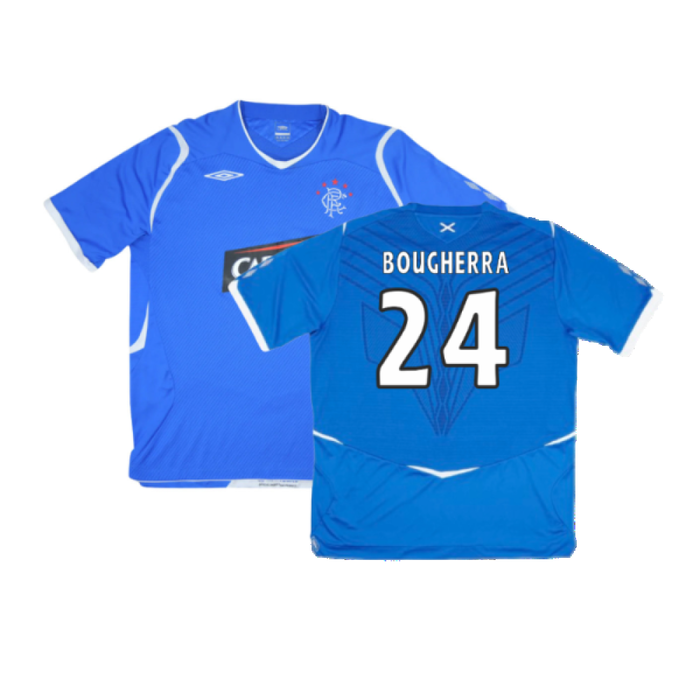 Rangers 2008-09 Home Shirt (Very Good) (Bougherra 24)