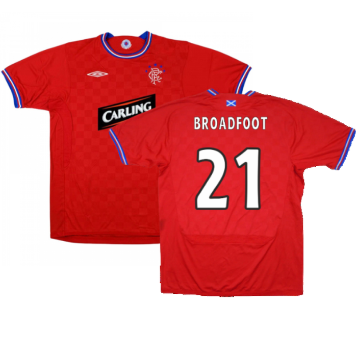 Rangers 2009-10 Away Shirt (Excellent) (Broadfoot 21)