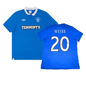 Rangers 2010-11 Home Shirt (Very Good) (Weiss 20)_0