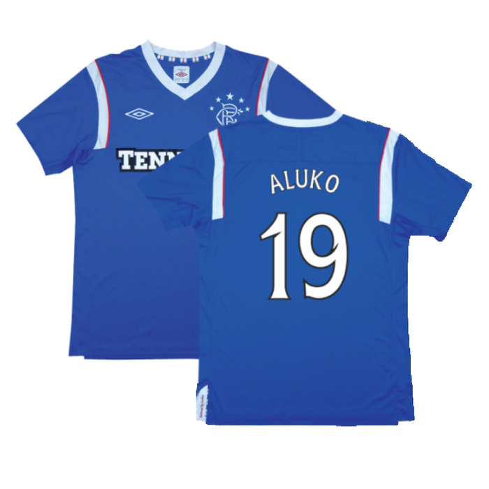 Rangers 2011-12 Home Shirt (L) (Very Good) (Aluko 19)