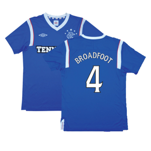 Rangers 2011-12 Home Shirt (Good) (Broadfoot 4)_0