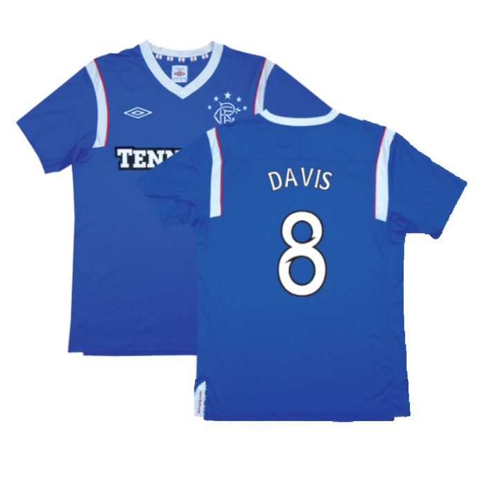 Rangers 2011-12 Home Shirt (S) (Excellent) (Davis 8)