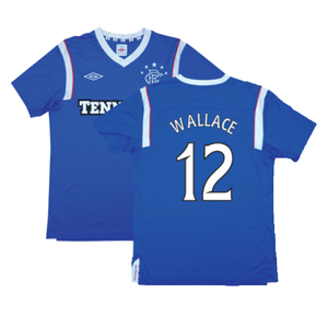 Rangers 2011-12 Home Shirt (S) (Excellent) (Wallace 12)_0