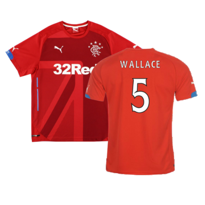 Rangers 2014-15 Third Shirt (L) (Very Good) (Wallace 5)