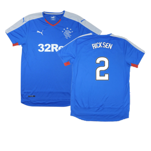 Rangers 2015-16 Home Shirt (S) (Excellent) (RICKSEN 2)_0