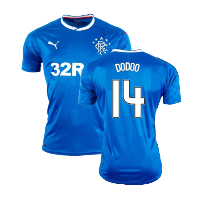 Rangers 2016-17 Home Shirt (XXL) (Fair) (Dodoo 14)