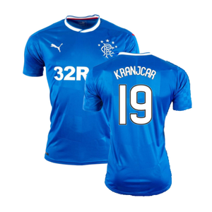 Rangers 2016-18 Home Shirt (XL) (Mint) (Kranjcar 19)_0