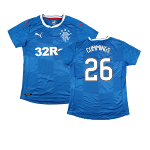 Rangers 2016-18 Women\\\'s Home Shirt (Ladies 12) (Excellent) (Cummings 26)_0