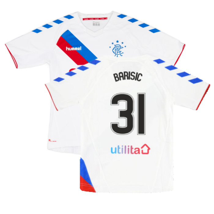 Rangers 2018-19 Away Shirt (S) (Very Good) (Barisic 31)