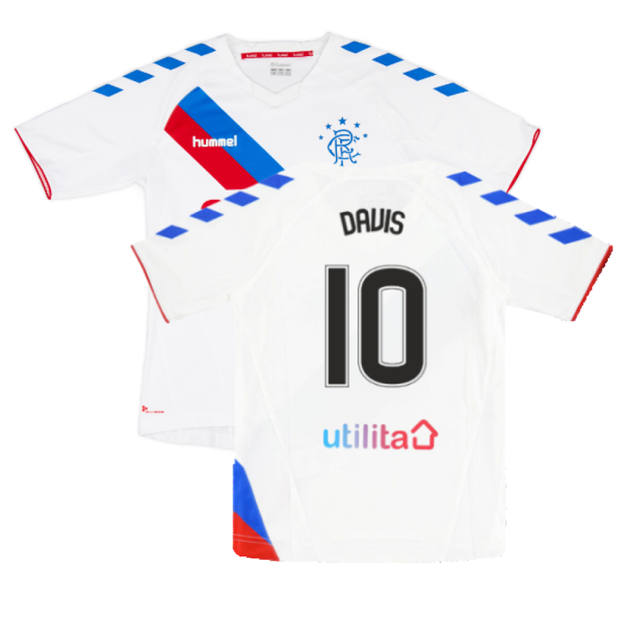 Rangers 2018-19 Away Shirt (S) (Very Good) (Davis 10)