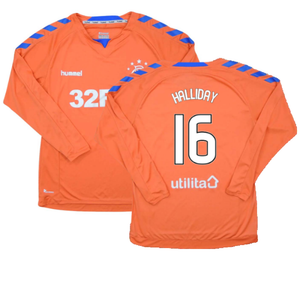 Rangers 2018-19 Long Sleeve Third Shirt (S) (Excellent) (Halliday 16)_0